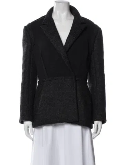 Pre-owned Lanvin Wool Blazer In Black