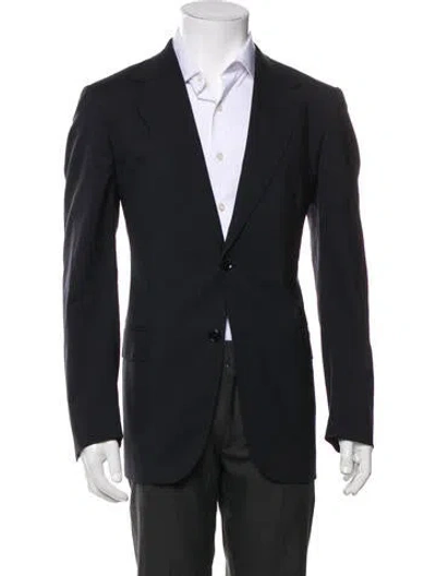 Pre-owned Lanvin Wool Blazer In Black