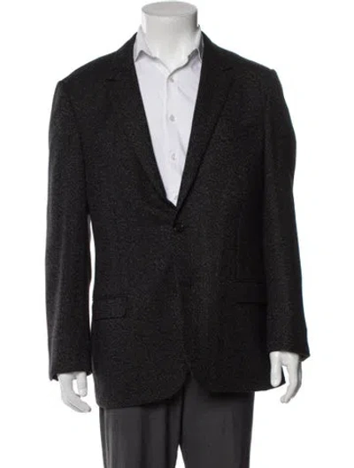 Pre-owned Lanvin Wool Blazer In Black
