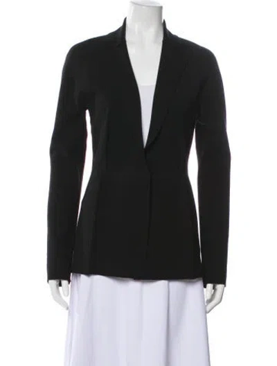 Pre-owned Lanvin Wool Blazer In Black