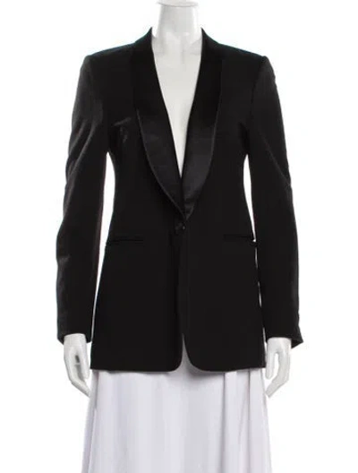 Pre-owned Lanvin Wool Blazer In Black