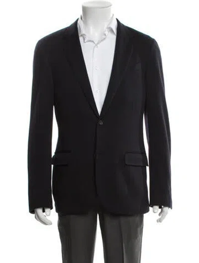 Pre-owned Lanvin Wool Blazer In Black