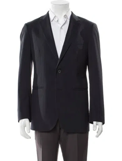 Pre-owned Lanvin Wool Blazer In Blue