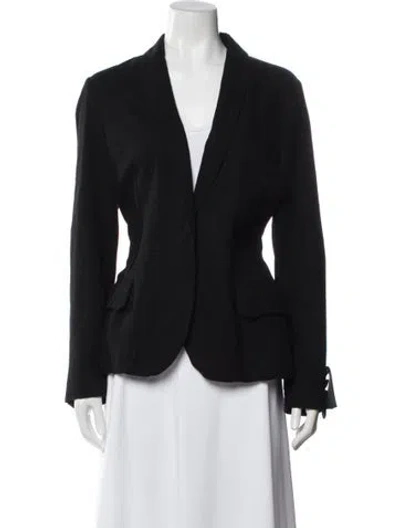 Pre-owned Lanvin Wool Blazer In Blue