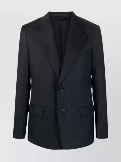 LANVIN SINGLE-BREASTED WOOL BLAZER