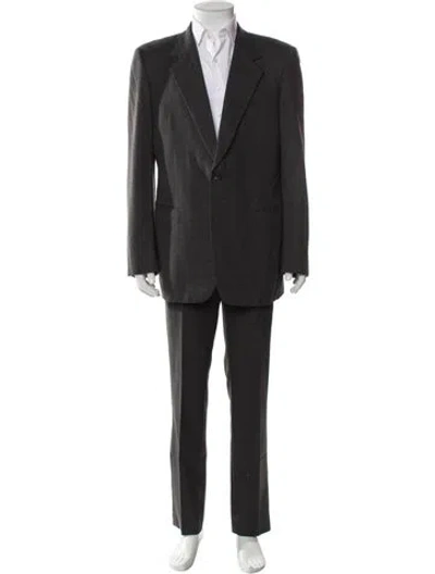 Pre-owned Lanvin Wool Blazer In Gray