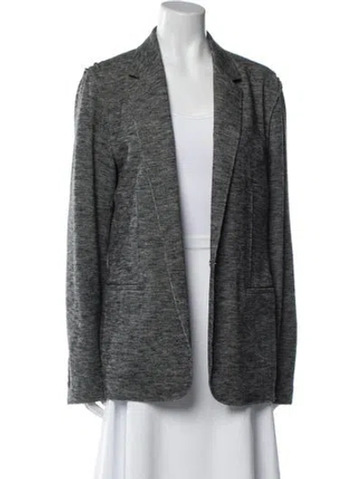 Pre-owned Lanvin Wool Blazer In Gray