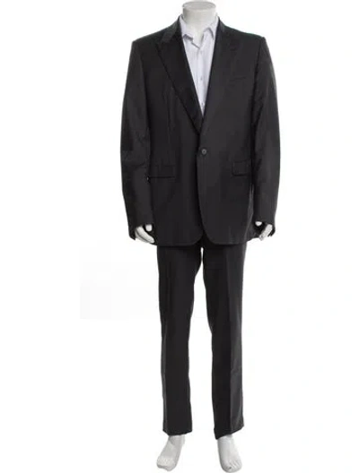 Pre-owned Lanvin Wool Blazer In Gray