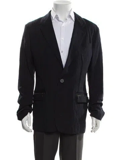 Pre-owned Lanvin Wool Blazer In Gray