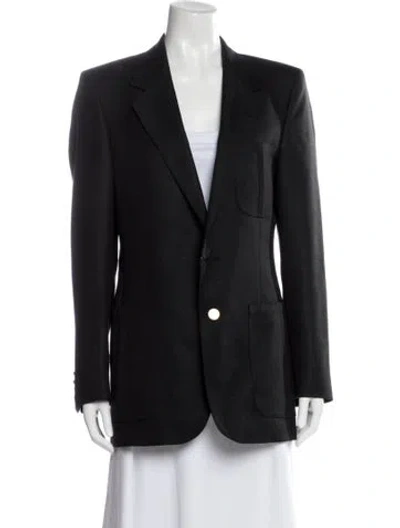 Pre-owned Lanvin Wool Blazer In Gray