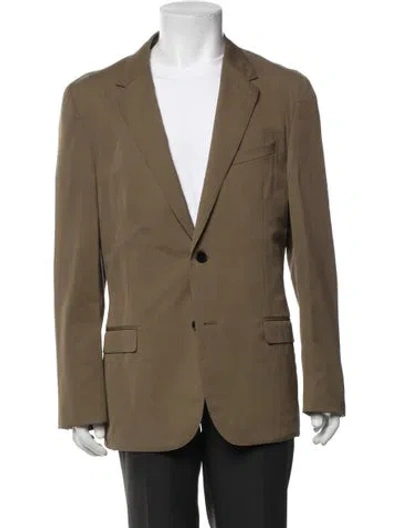 Pre-owned Lanvin Wool Blazer In Green