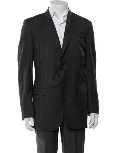 Pre-owned Lanvin Wool Blazer In Grey