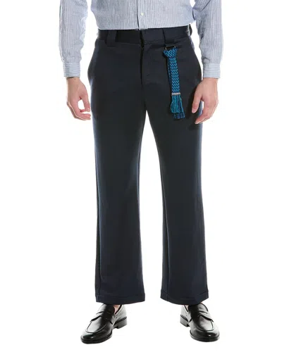 Lanvin Wool-blend Pant In Blue