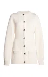 Lanvin Wool Cardigan In White