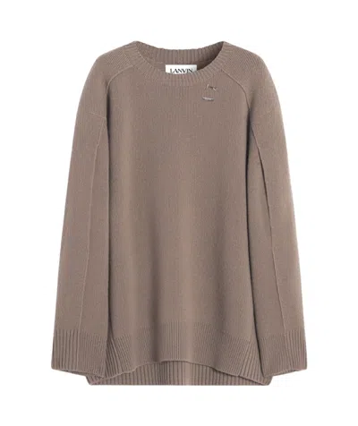 LANVIN WOOL-CASHMERE OVERSIZE JUMPER
