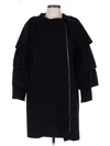 Lanvin Wool Coat In Black