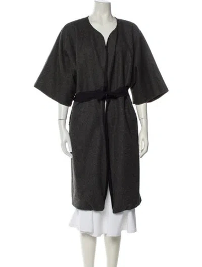 Pre-owned Lanvin Wool Coat In Gray