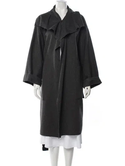Pre-owned Lanvin Wool Coat In Gray