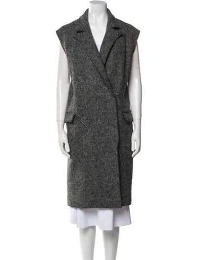 Pre-owned Lanvin Wool Coat In Gray