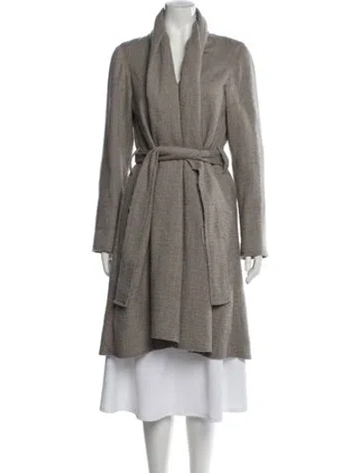 Pre-owned Lanvin Wool Coat In Gray
