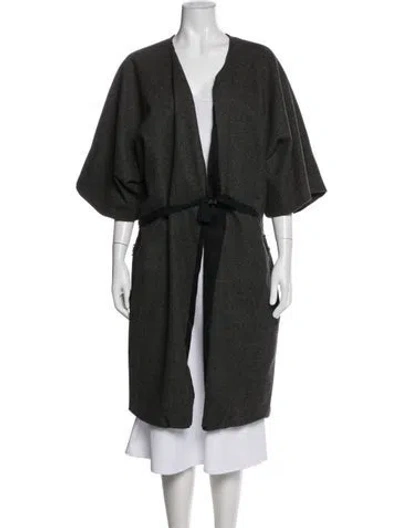 Pre-owned Lanvin Wool Coat In Gray