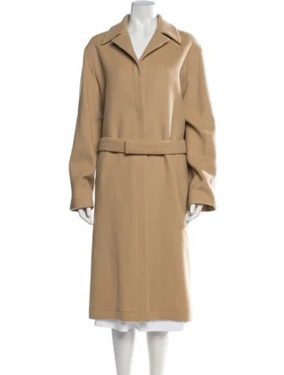 Pre-owned Lanvin Wool Coat In Neutrals