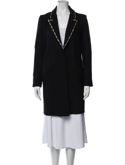 Pre-owned Lanvin Wool Coat W/ Tags In Blue