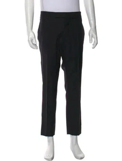 Pre-owned Lanvin Wool Dress Pants W/ Tags In Black