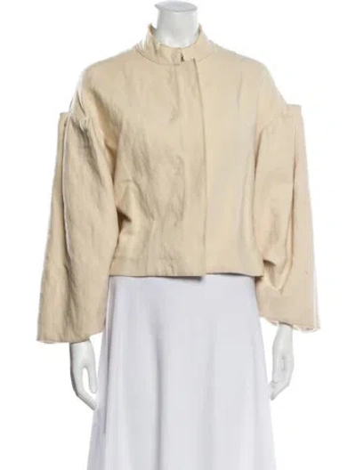 Pre-owned Lanvin Wool Evening Jacket In Neutral