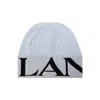 Lanvin Blue Virgin Wool Beanie In Blue