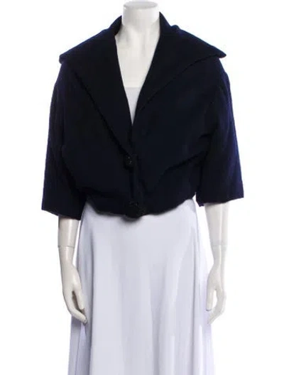 Pre-owned Lanvin Wool Jacket In Black