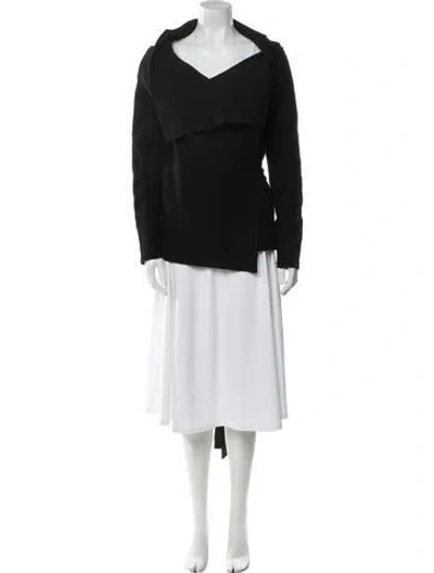 Pre-owned Lanvin Wool Jacket In Black