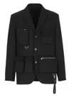 Lanvin Single-breasted Blazer In Black