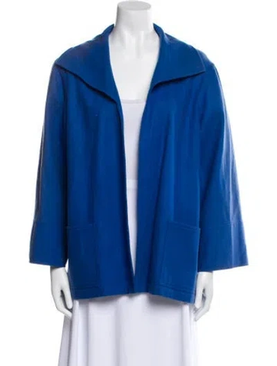 Pre-owned Lanvin Wool Jacket In Blue