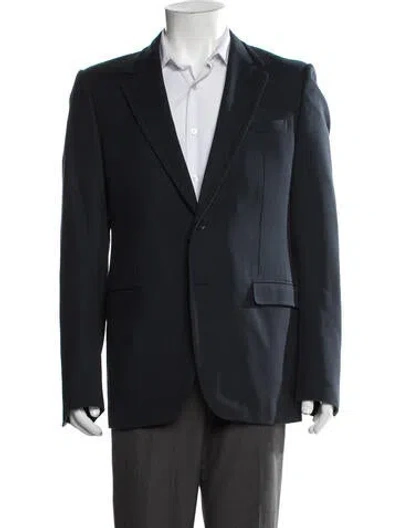 Pre-owned Lanvin Wool Jacket In Blue