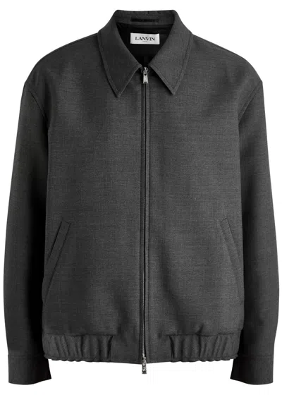 Lanvin Wool Jacket In Grey