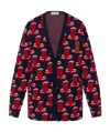 Lanvin Wool Knitted Cardigan In Black