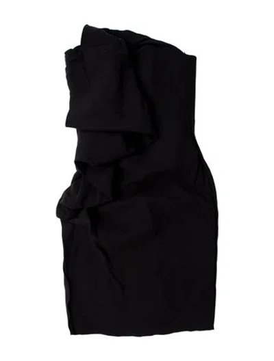 Pre-owned Lanvin Wool Mini Dress In Blue