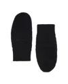Lanvin Wool Mittens In Black