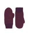 Lanvin Wool Mittens Gloves In Burgundy