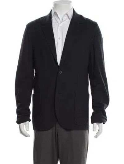 Pre-owned Lanvin Wool Overcoat In Blue