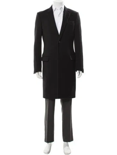 Pre-owned Lanvin Wool Overcoat In Gray