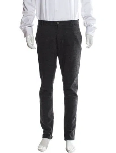 Pre-owned Lanvin Wool Pants In Gray
