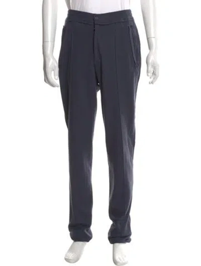 Pre-owned Lanvin Wool Pants In Gray