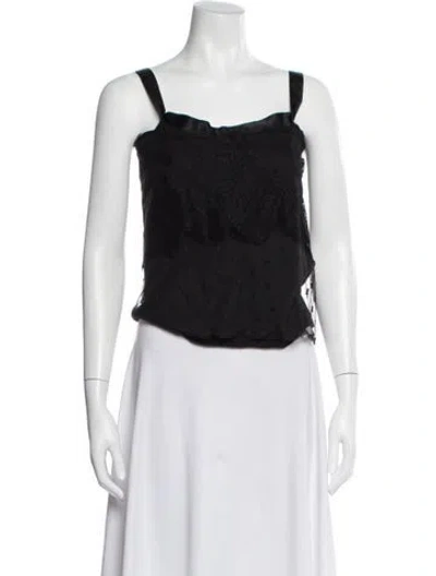 Pre-owned Lanvin Wool Patterned Top In Multi