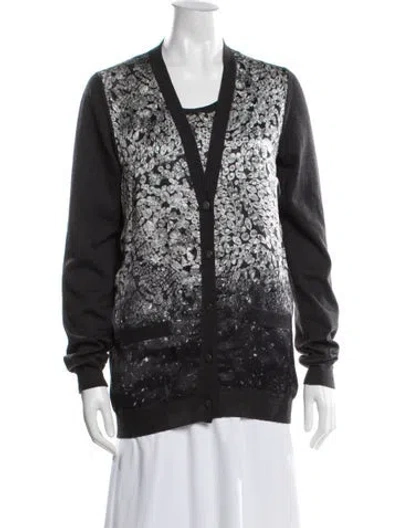 Pre-owned Lanvin Wool Printed Set In Black