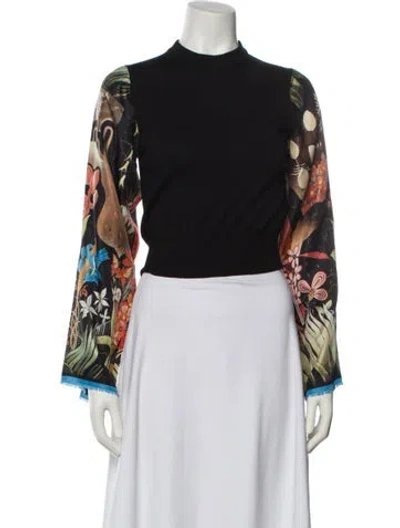 Pre-owned Lanvin Wool Printed Sweater In Multi