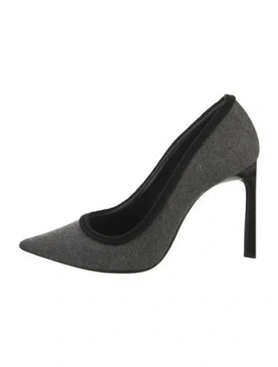 Pre-owned Lanvin Wool Pumps In Black
