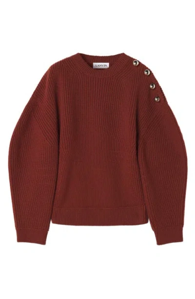 LANVIN LANVIN WOOL RIBBED SWEATER