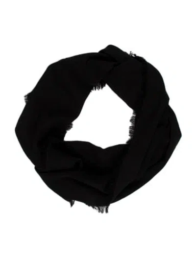 Pre-owned Lanvin Wool Scarf In Black